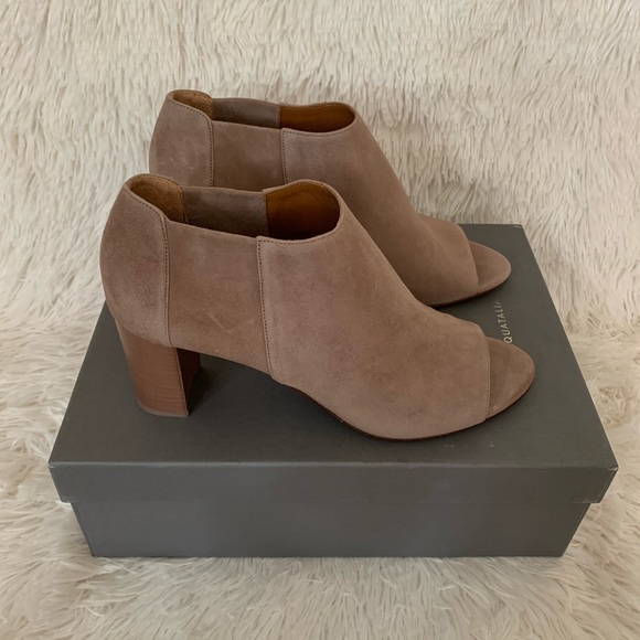 Aquatalia Open Toe Ankle Boots Booties